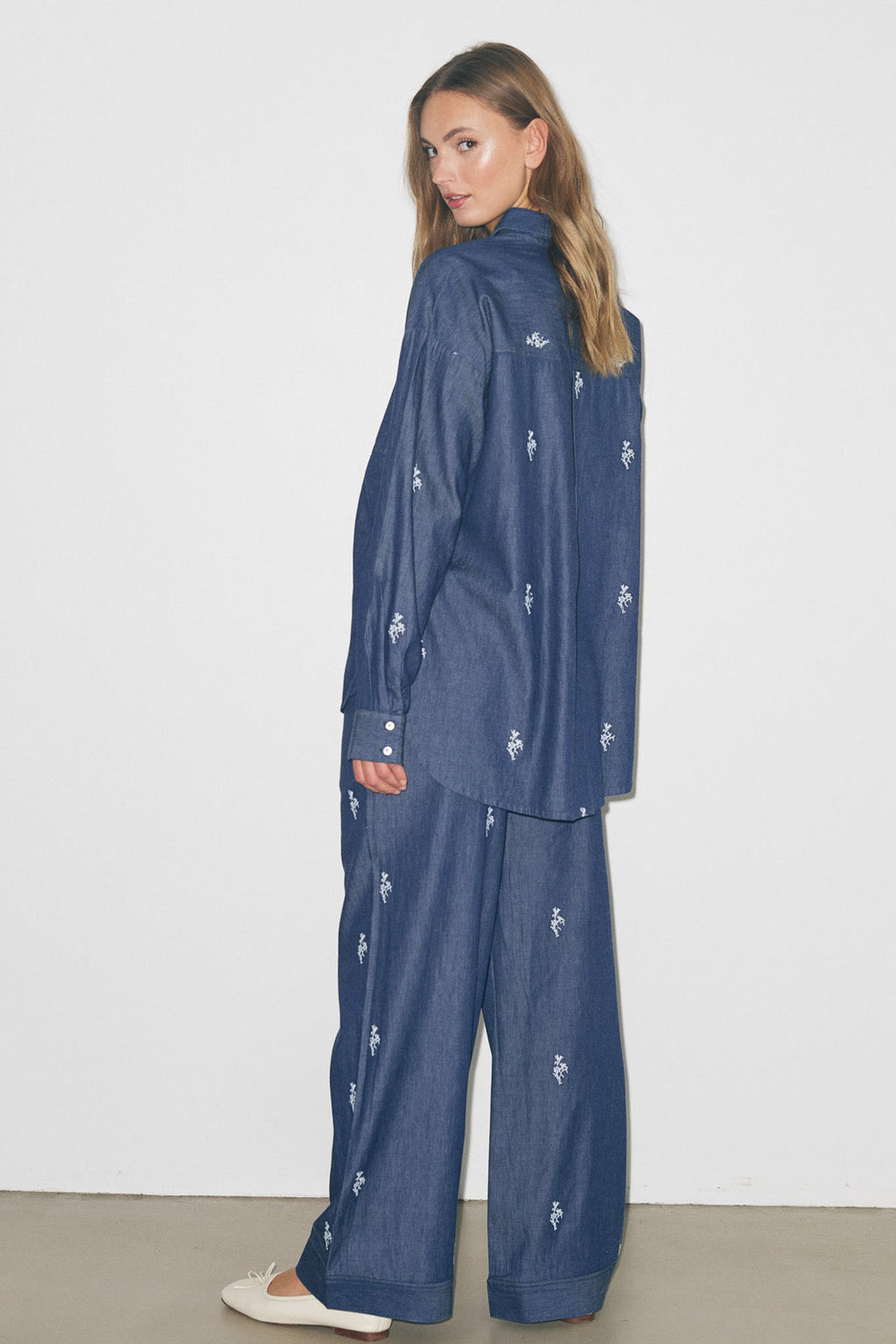 Noella - N-Kazia Pants 15600002 - 1386 - Dove Blue