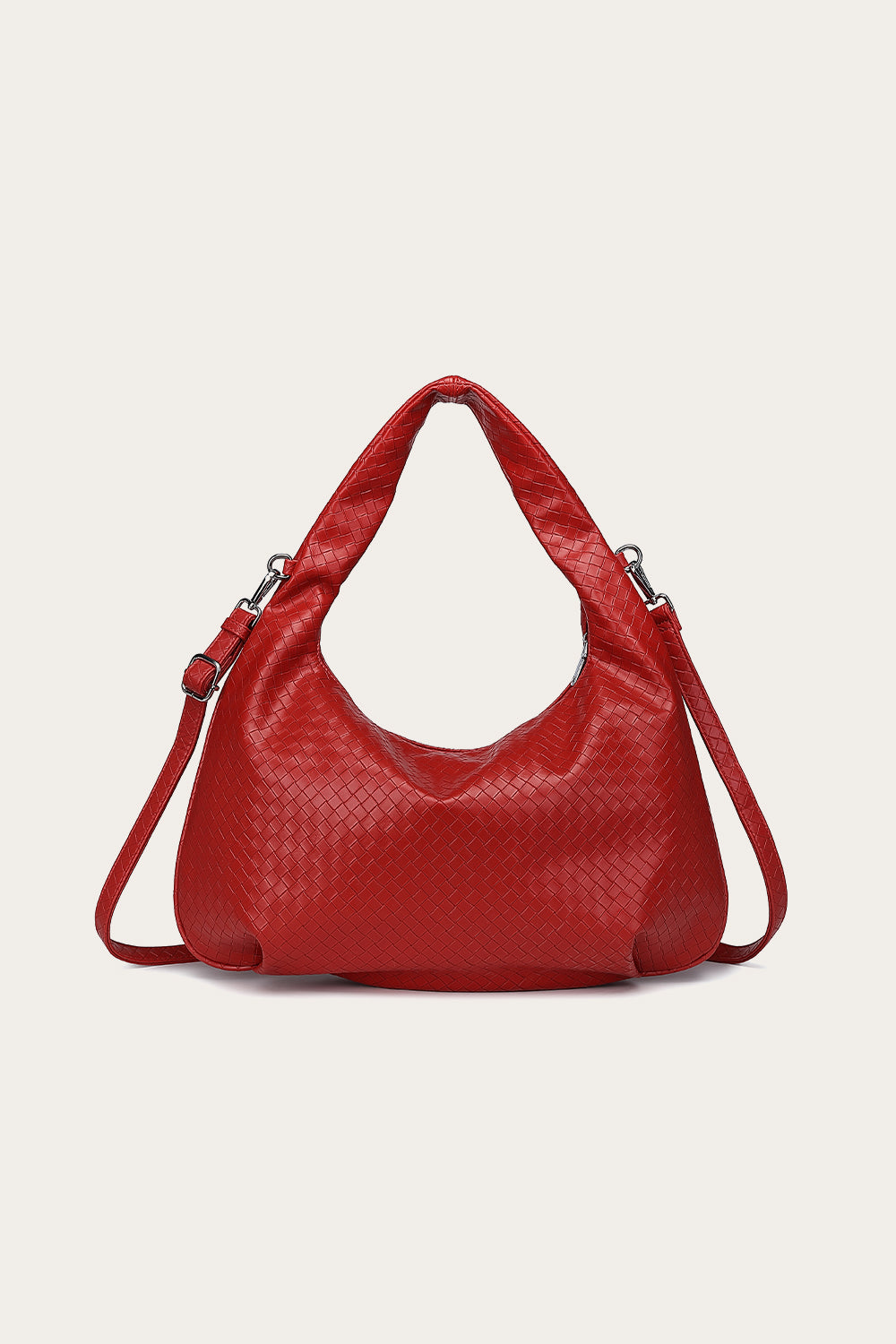 Peony Hobo Bag Red