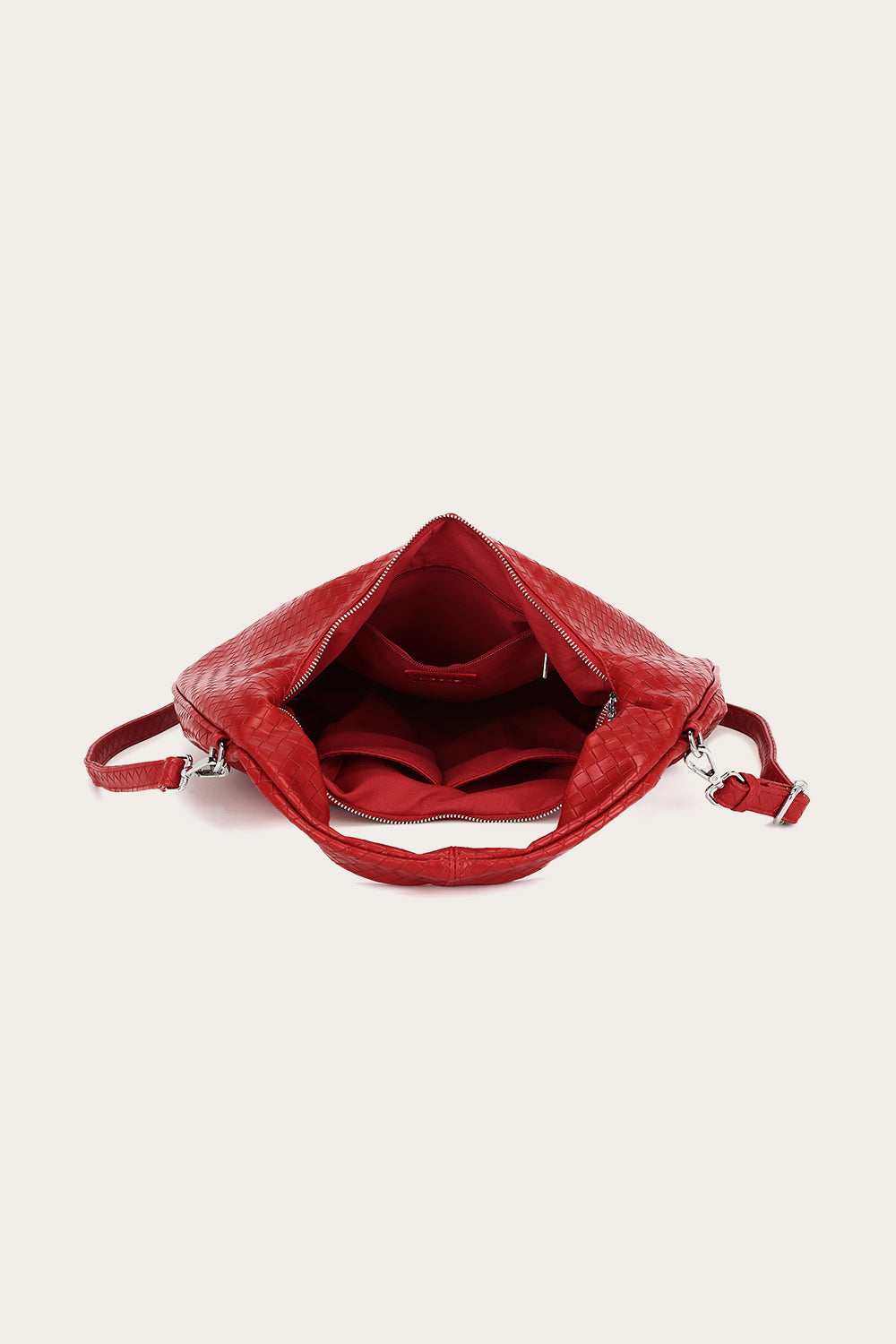 Peony Hobo Bag Red