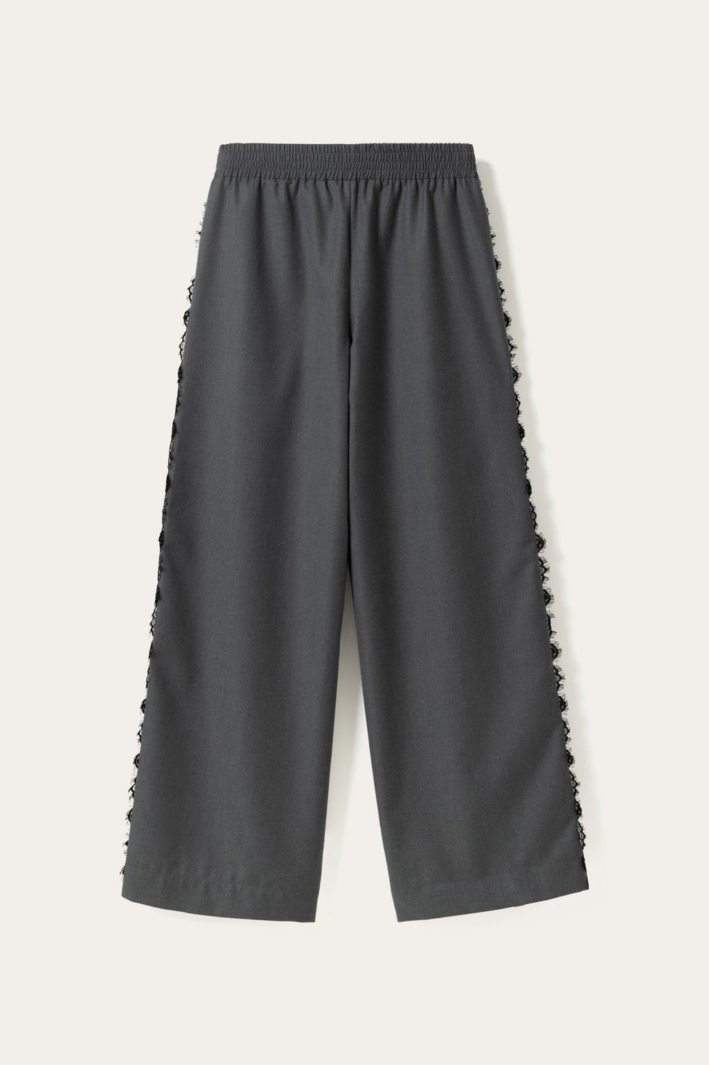 N-Mai MW Pants Charcoal Mel.