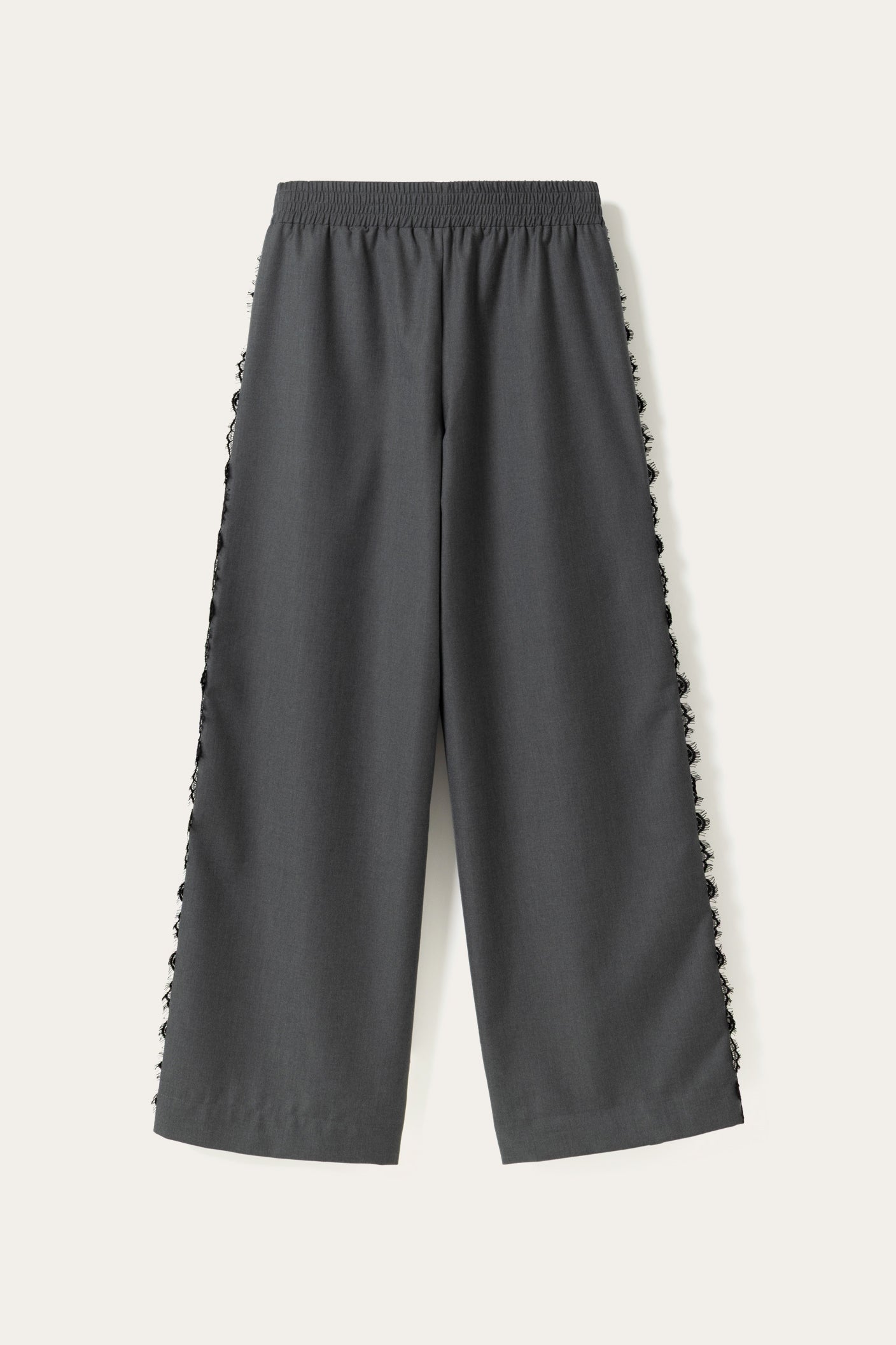N-Mai MW Pants Charcoal Mel.