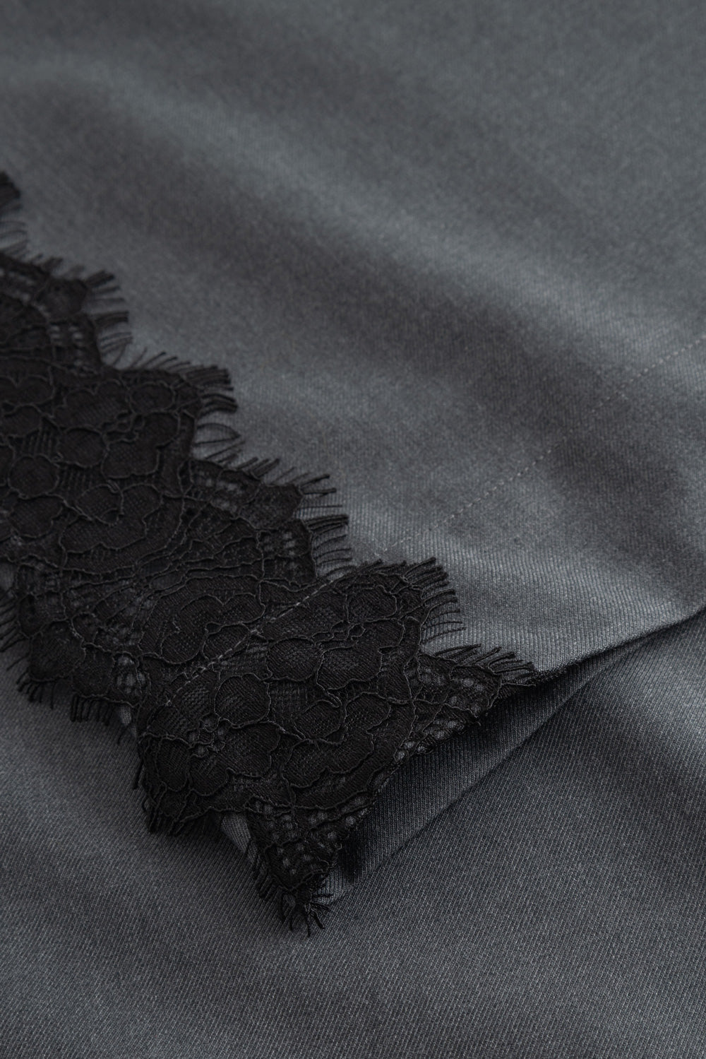 N-Mai MW Pants Charcoal Mel.