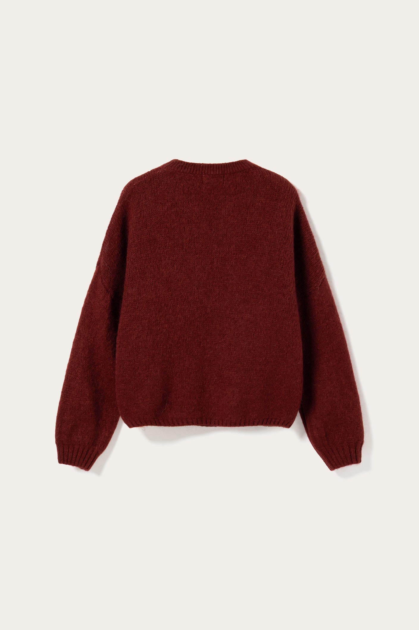 Mimi LS Knit Dusty Mahogany