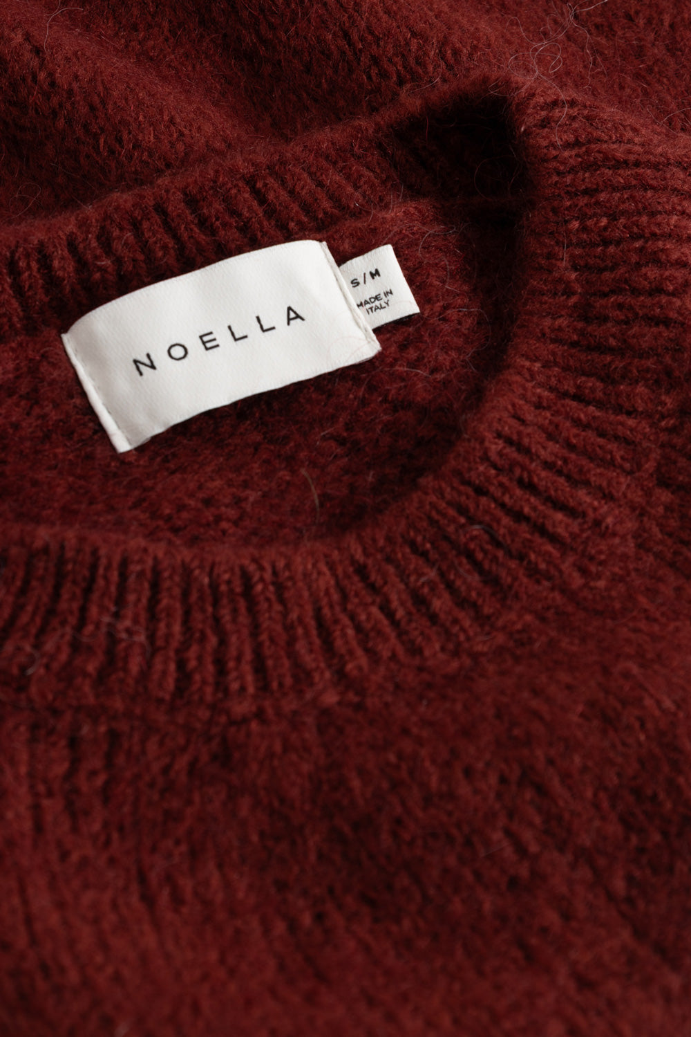 Mimi LS Knit Dusty Mahogany