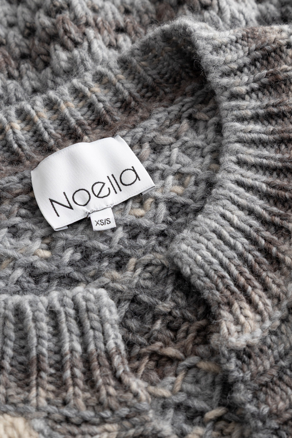 Gio Knit Cardigan Light Grey Mix