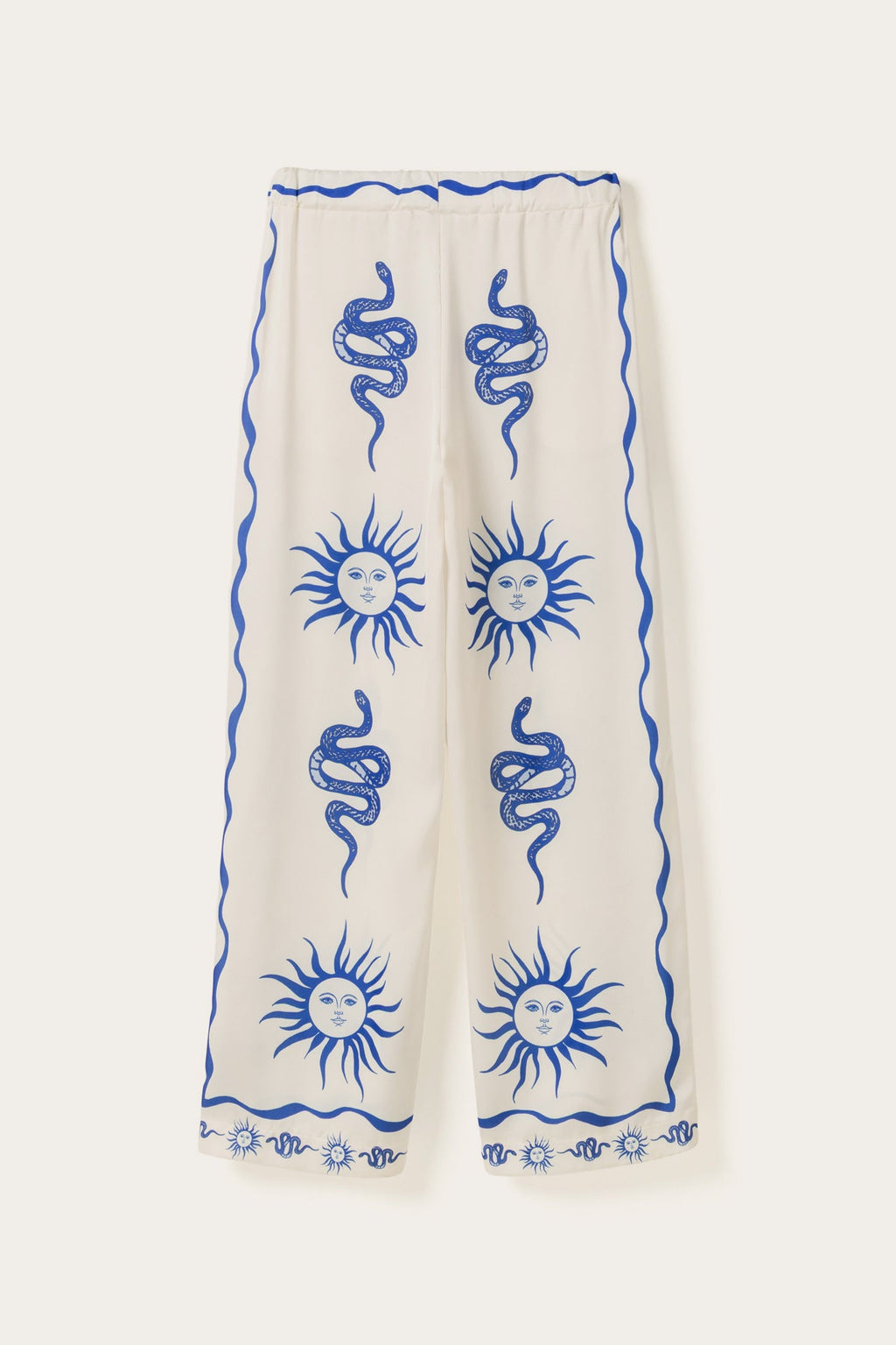 Kimona Pants Chana Blue Print