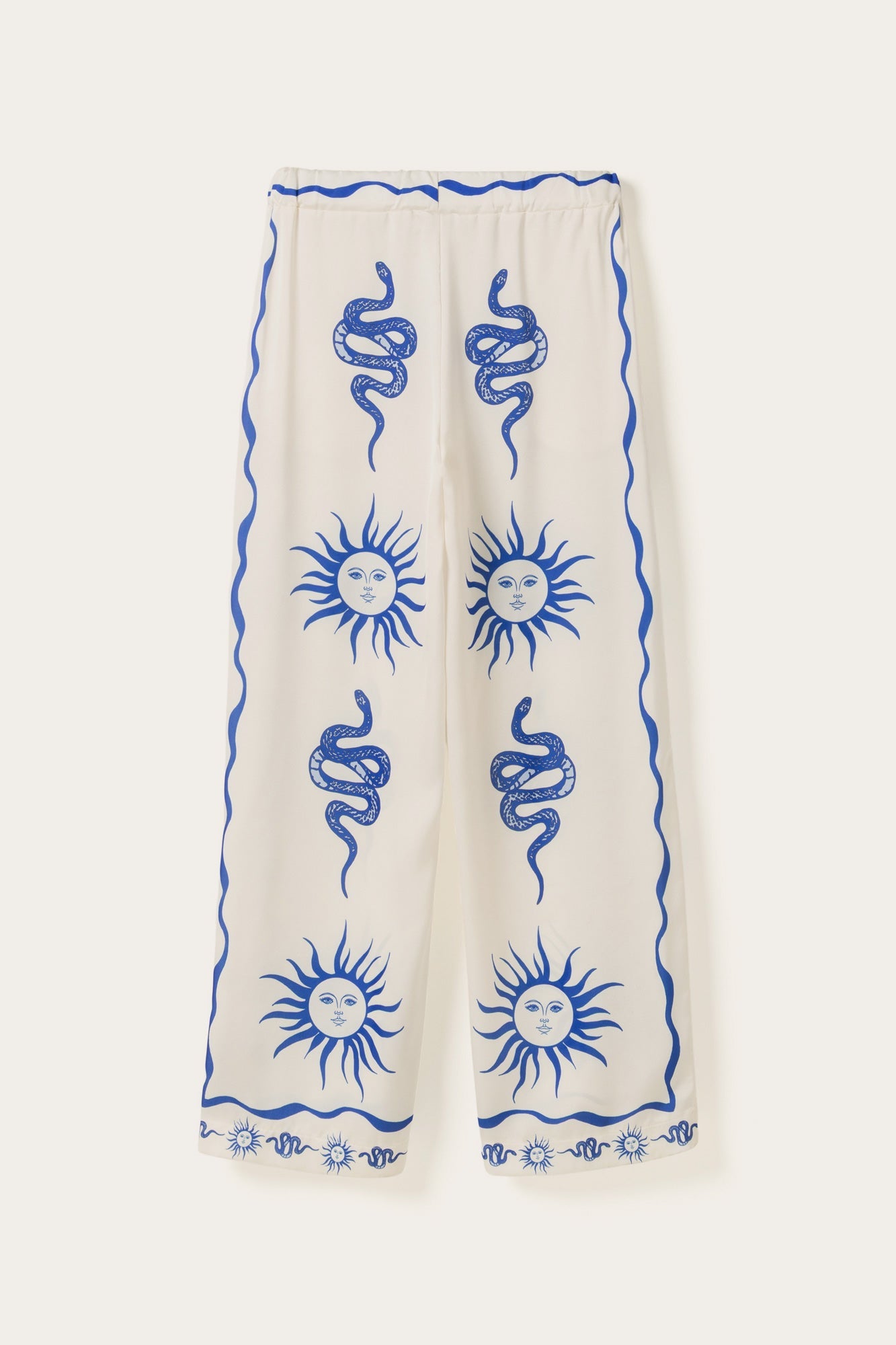 Kimona Pants Chana Blue Print