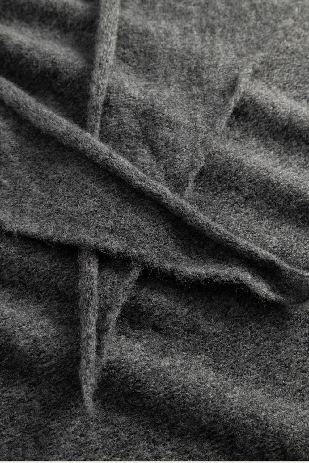N-Loenetta Knit Scarf Dark Grey Melange