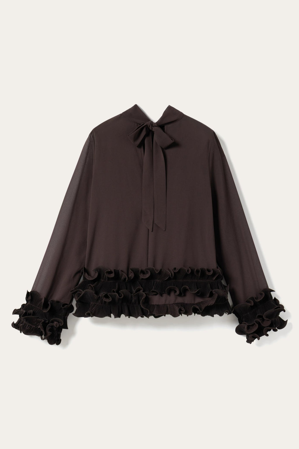 N-Latanietta Blouse Chocolate