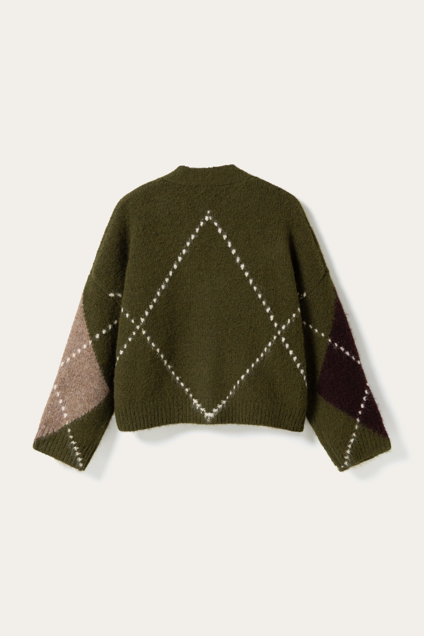 N-Laiana Knit Cardigan Avocado Green Mix