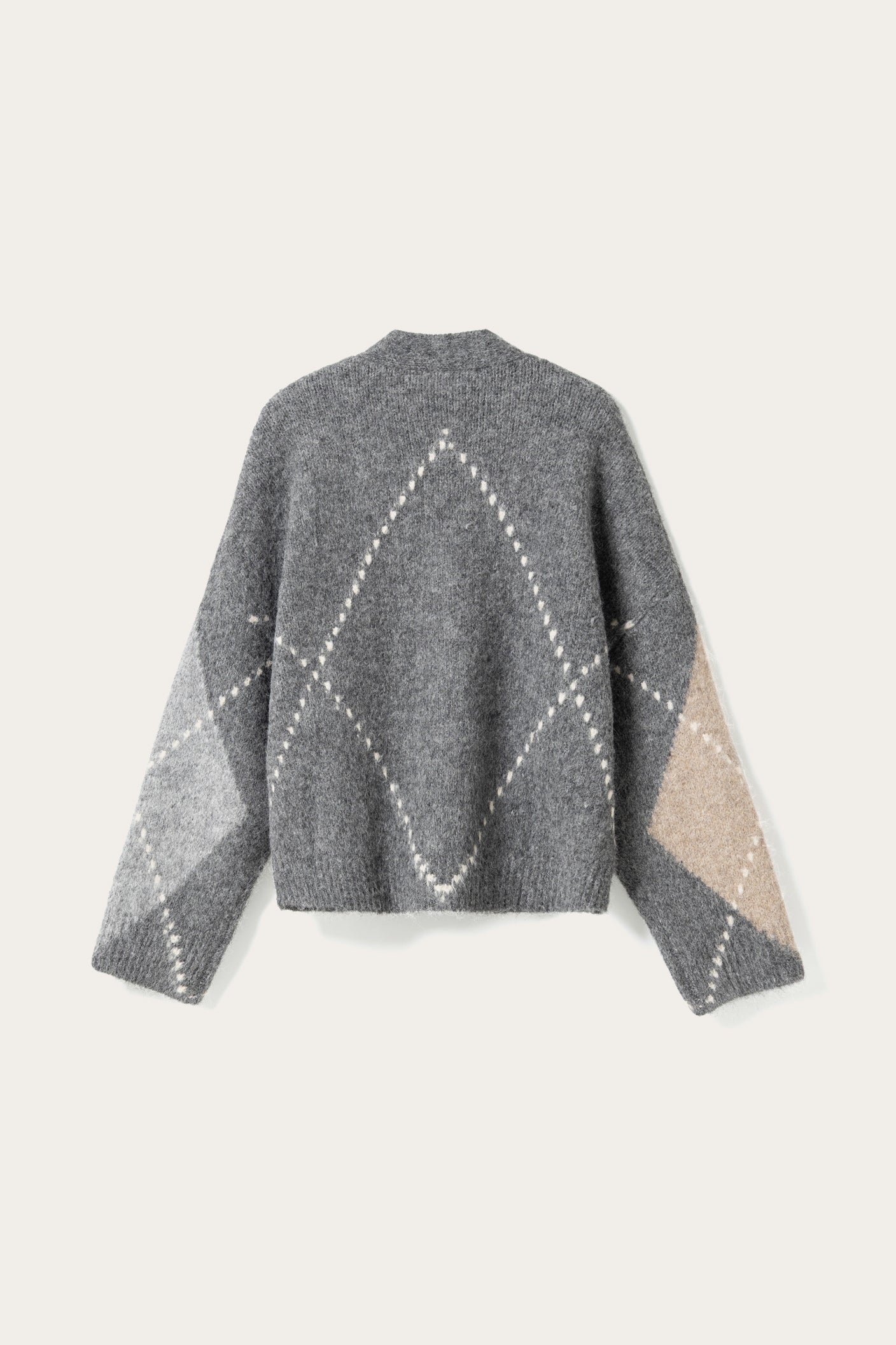 N-Laiana Knit Cardigan Grey Mix