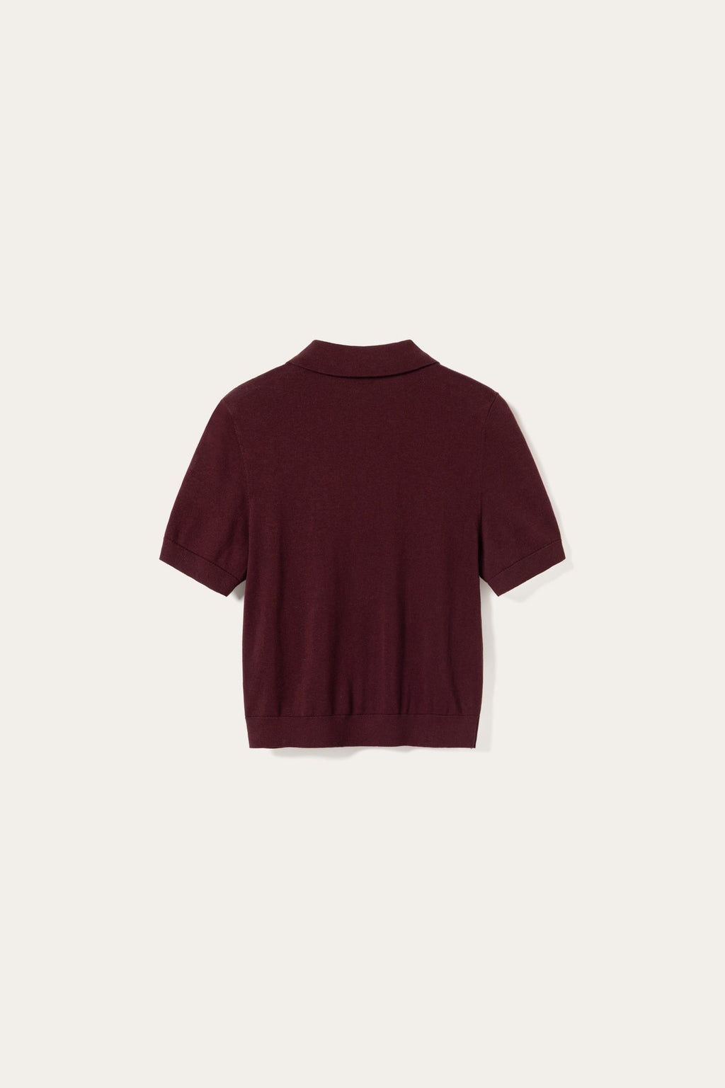 N-Maxine SS Knit Burgundy