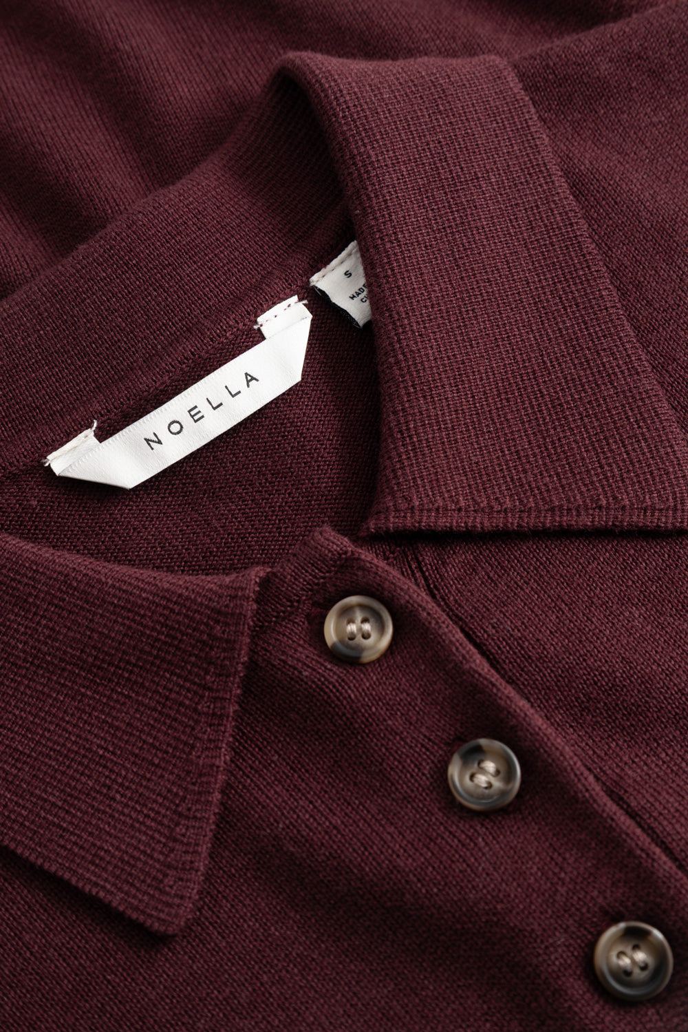 N-Maxine SS Knit Burgundy