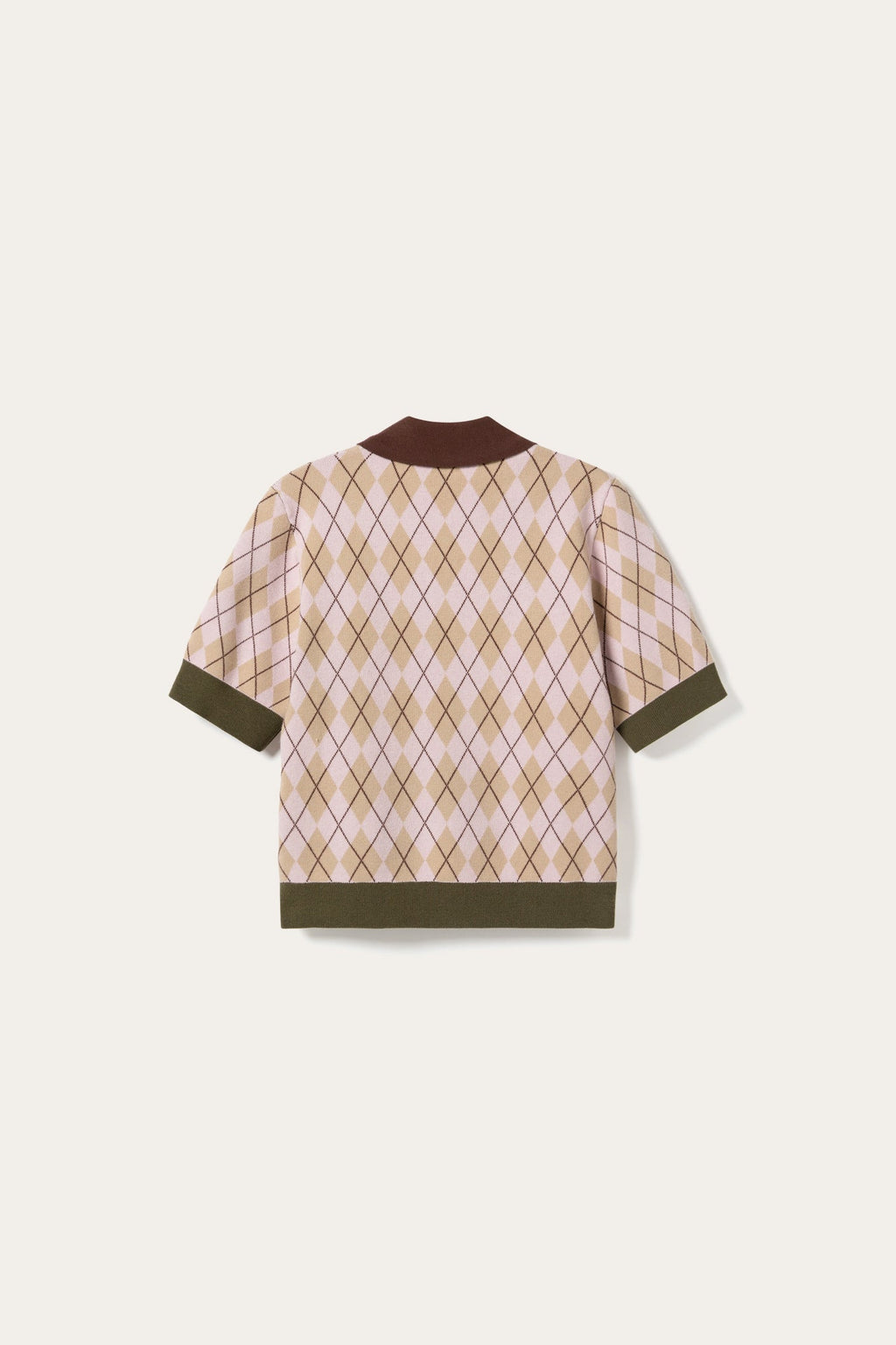 N-Makayla SS Knit Diya Pink Check