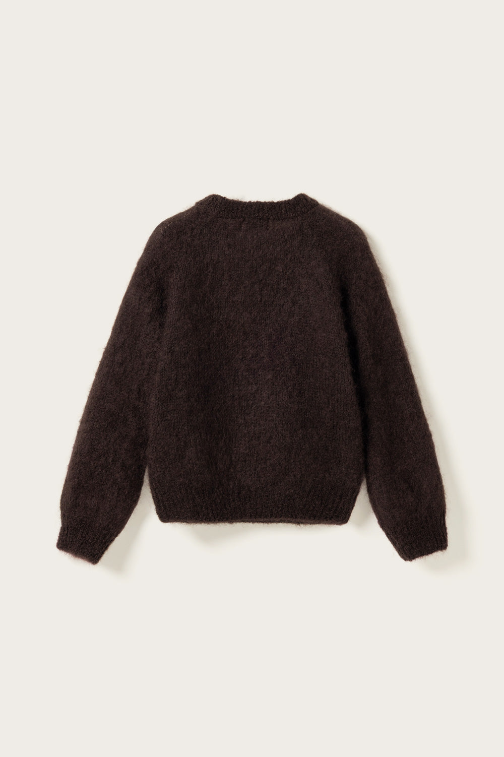 N-Latora Mohair Knit Dark Brown Chocolate