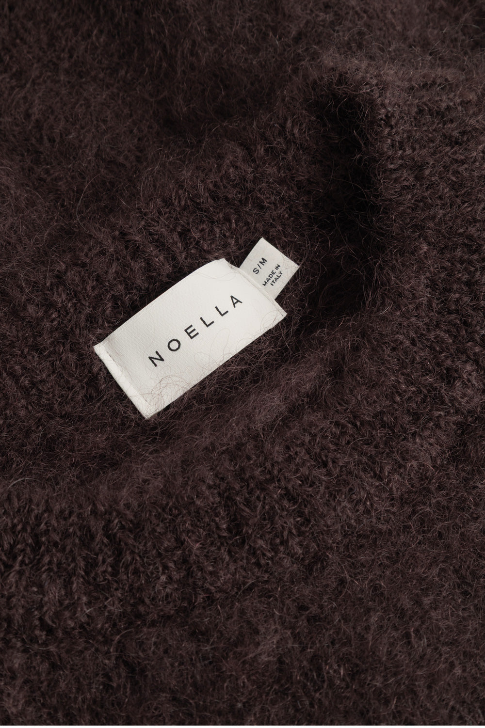 N-Latora Mohair Knit Dark Brown Chocolate