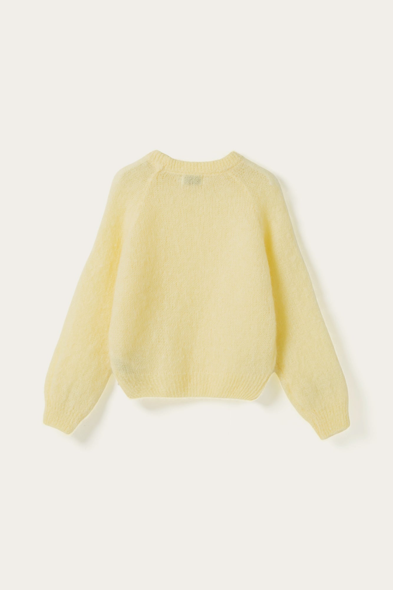 N-Latora Mohair Knit Light Yellow