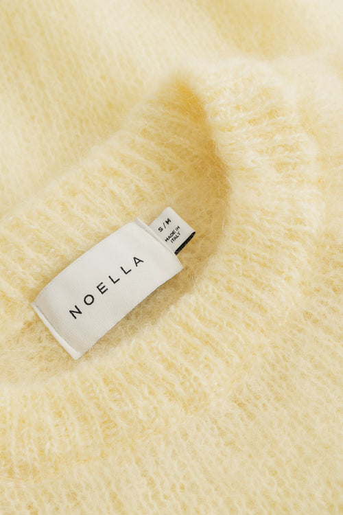 N-Latora Mohair Knit Light Yellow
