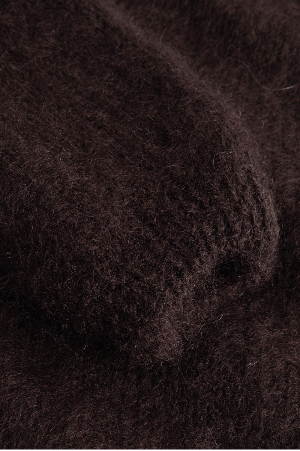 N-Kae Mohair Cardigan Dark Brown Chocolate
