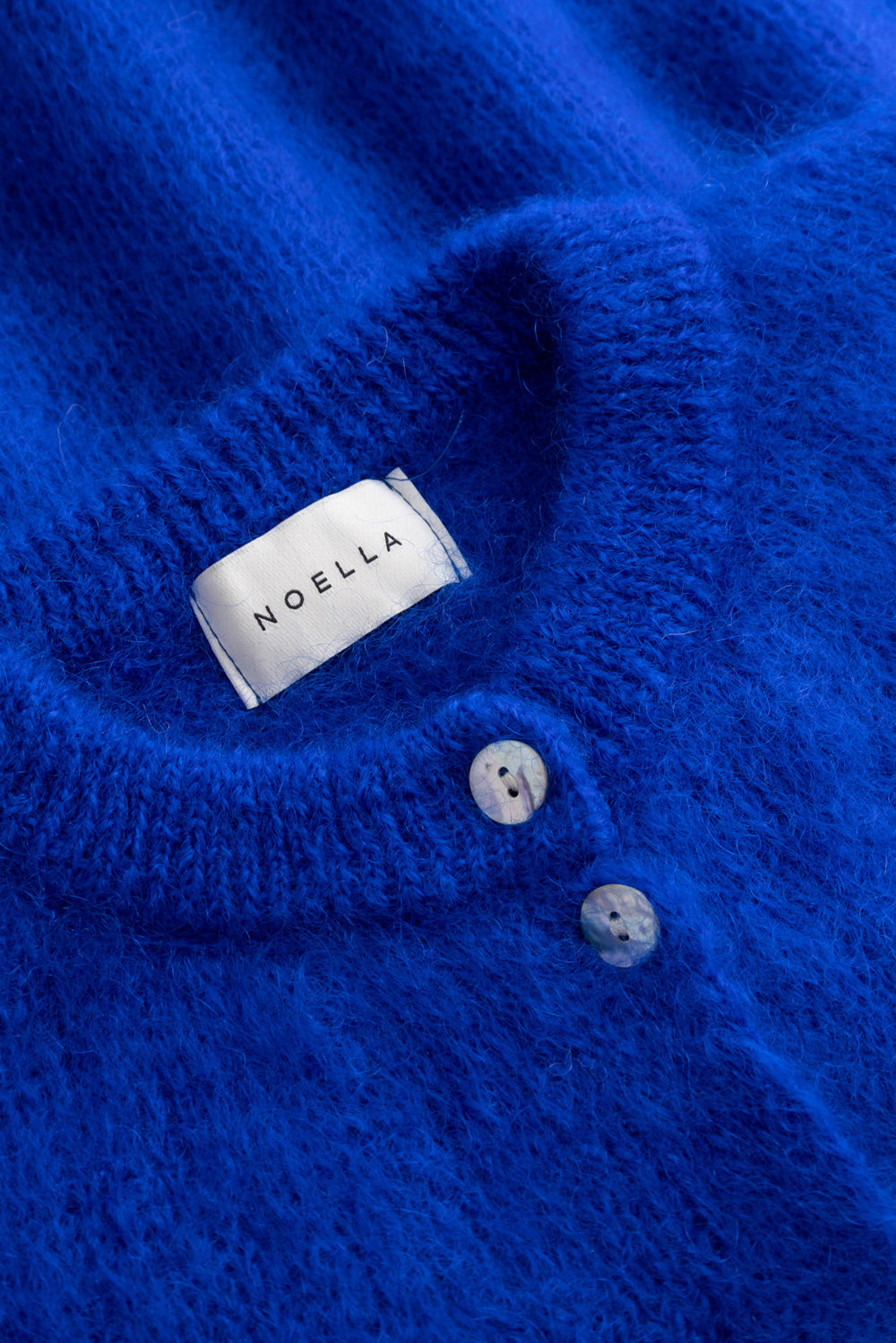 N-Kae Mohair Cardigan Electric Blue