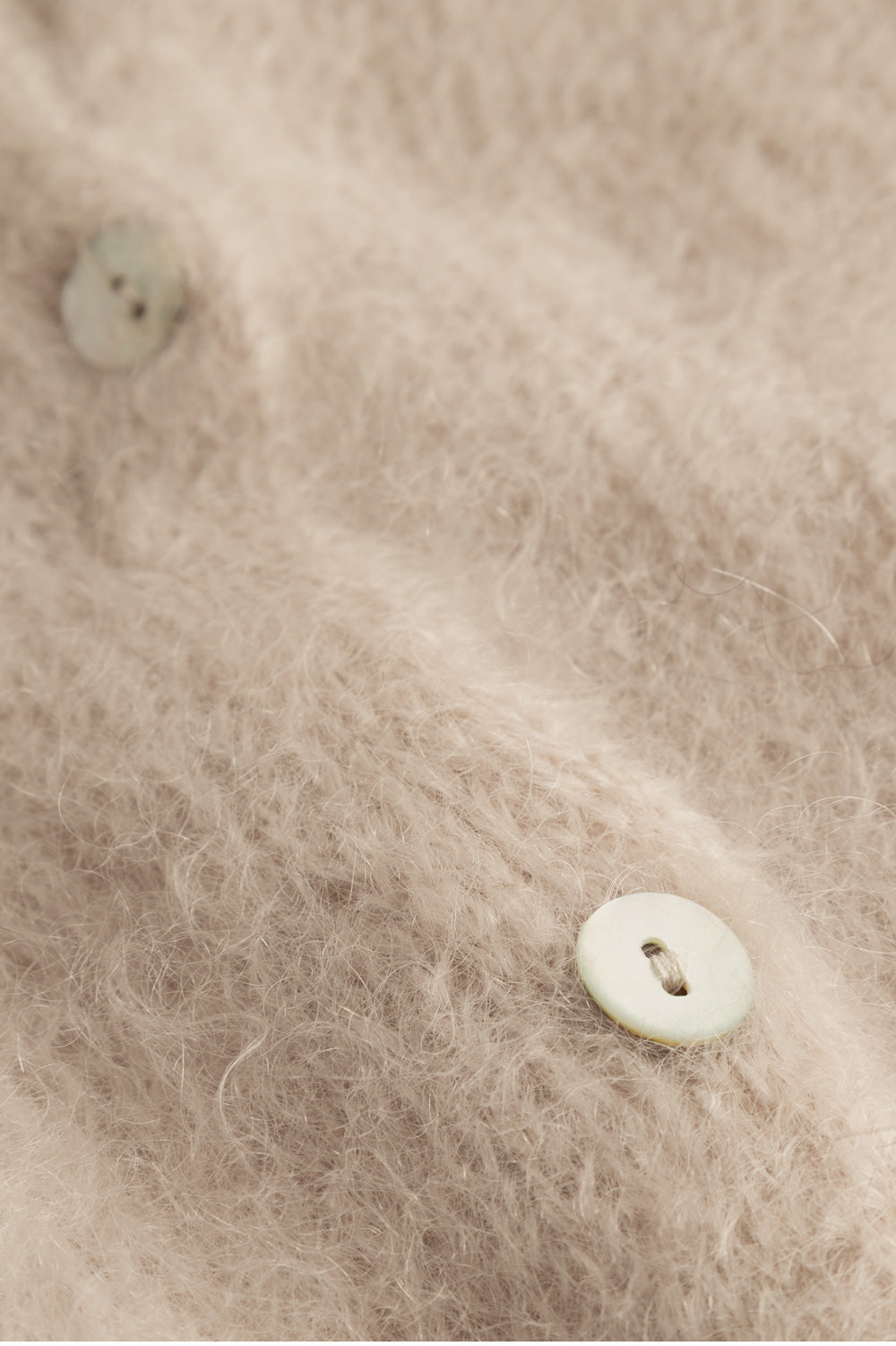 N-Kae Mohair Cardigan Oyster