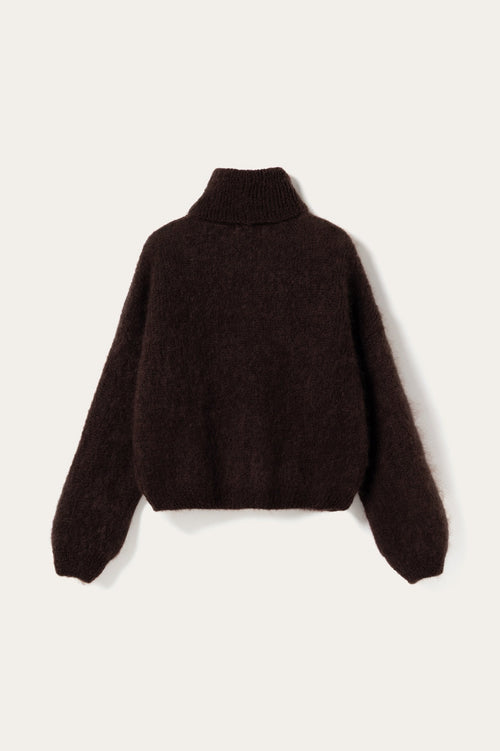 N-Marlena Knit Dark Brown Chocolate