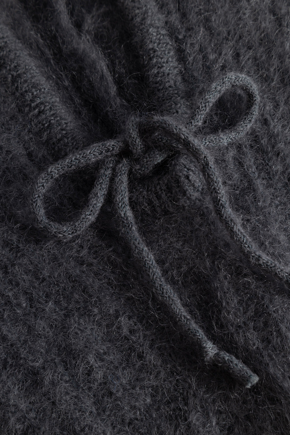 N-Merle Knit Balaclava Medium Grey Melange