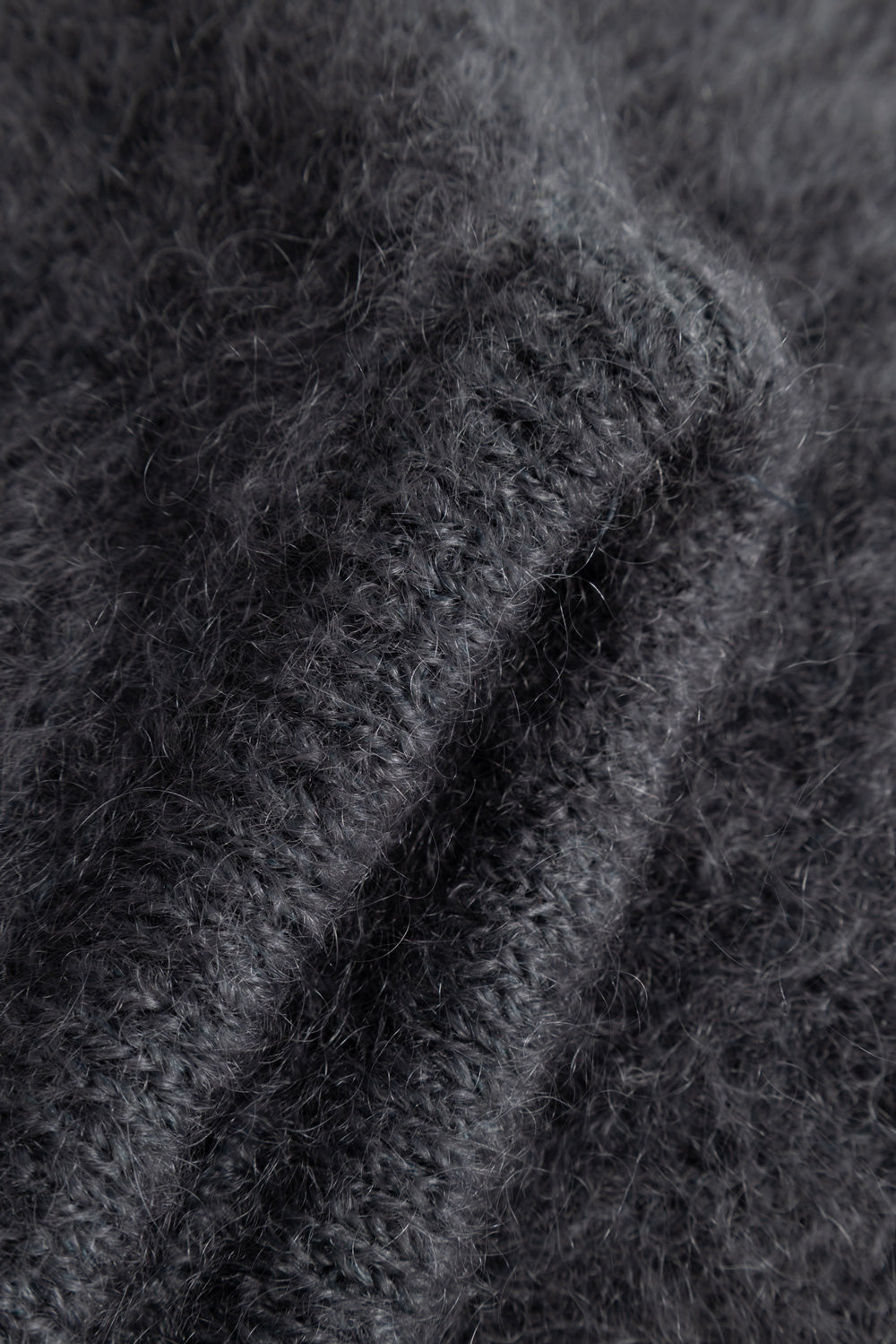 N-Merle Knit Balaclava Medium Grey Melange