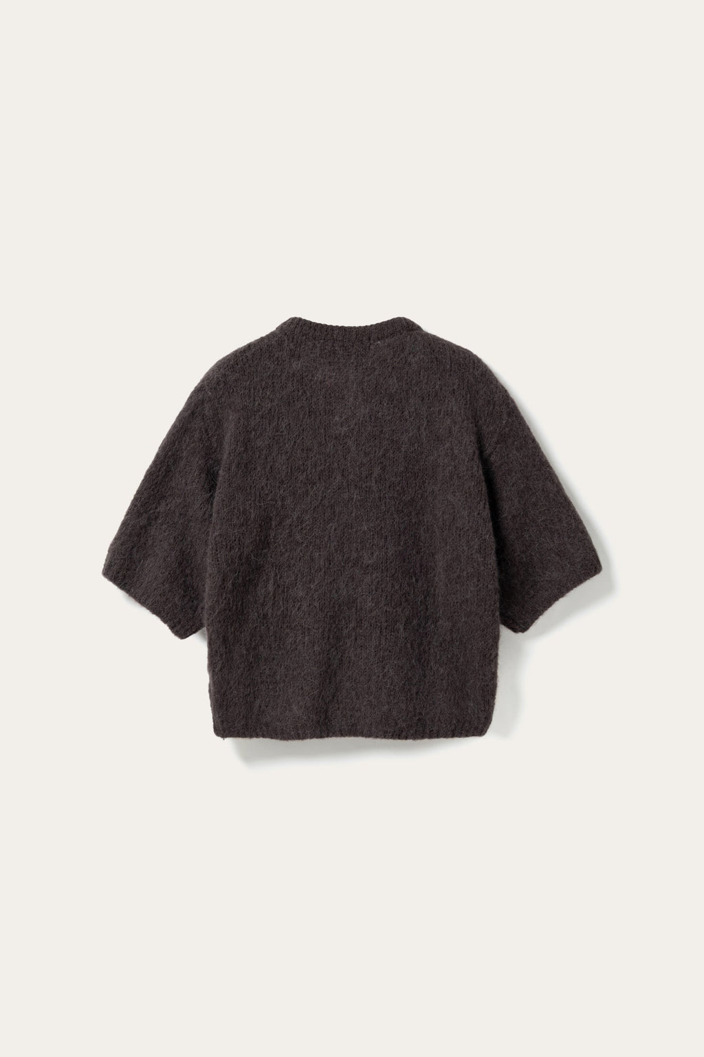 N-Kae SS Knit Cardigan Chocolate