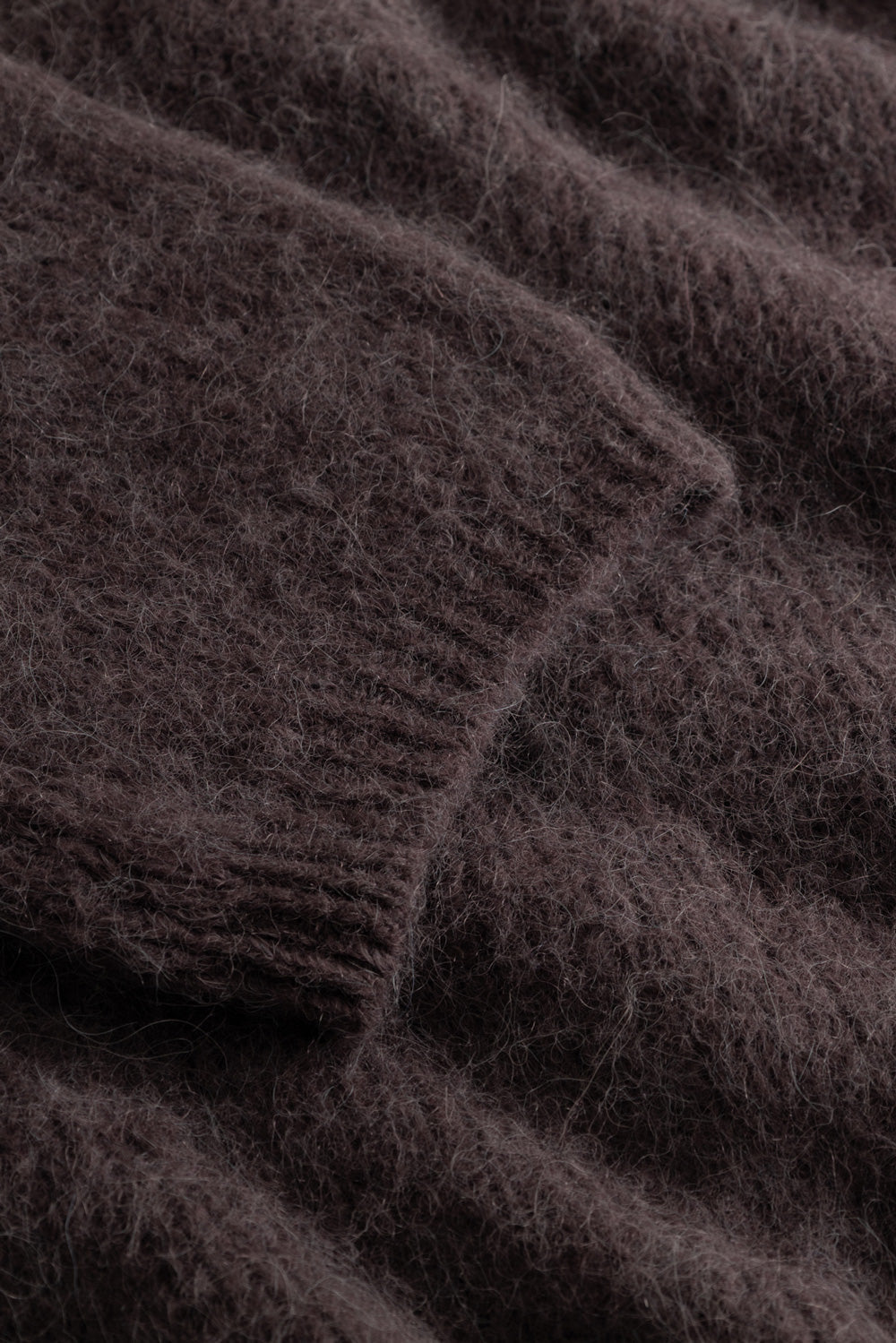 N-Kae SS Knit Cardigan Chocolate