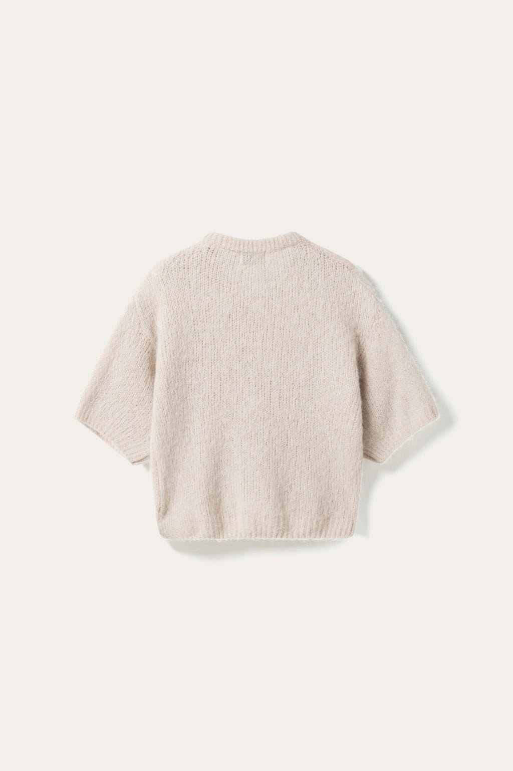 N-Kae SS Knit Cardigan Oyster
