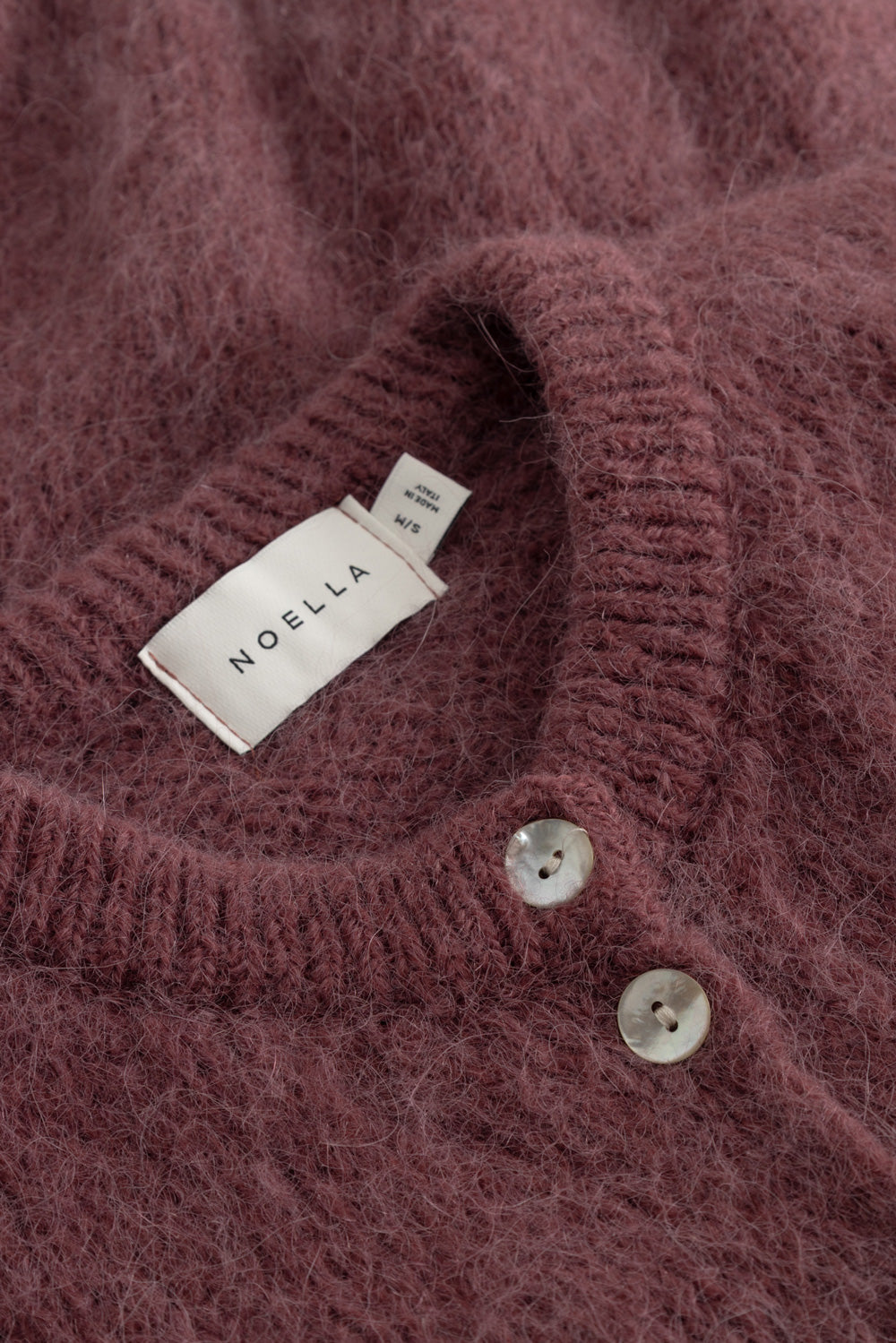 N-Kae SS Knit Cardigan Rust