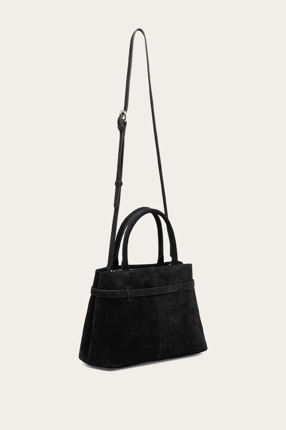 Macie Bag Real Suede Black