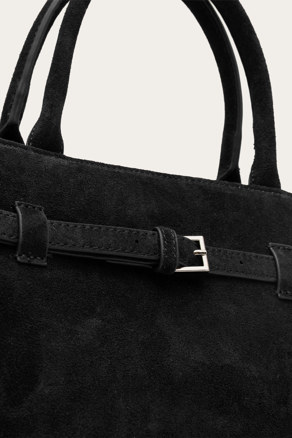 Macie Bag Real Suede Black