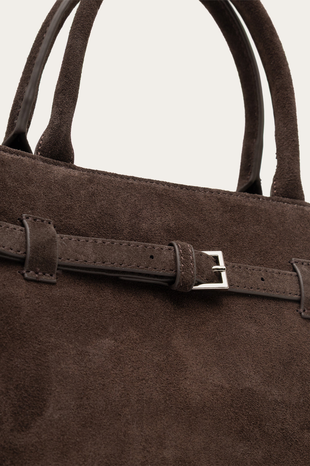 Macie Bag Real Suede Chocolate