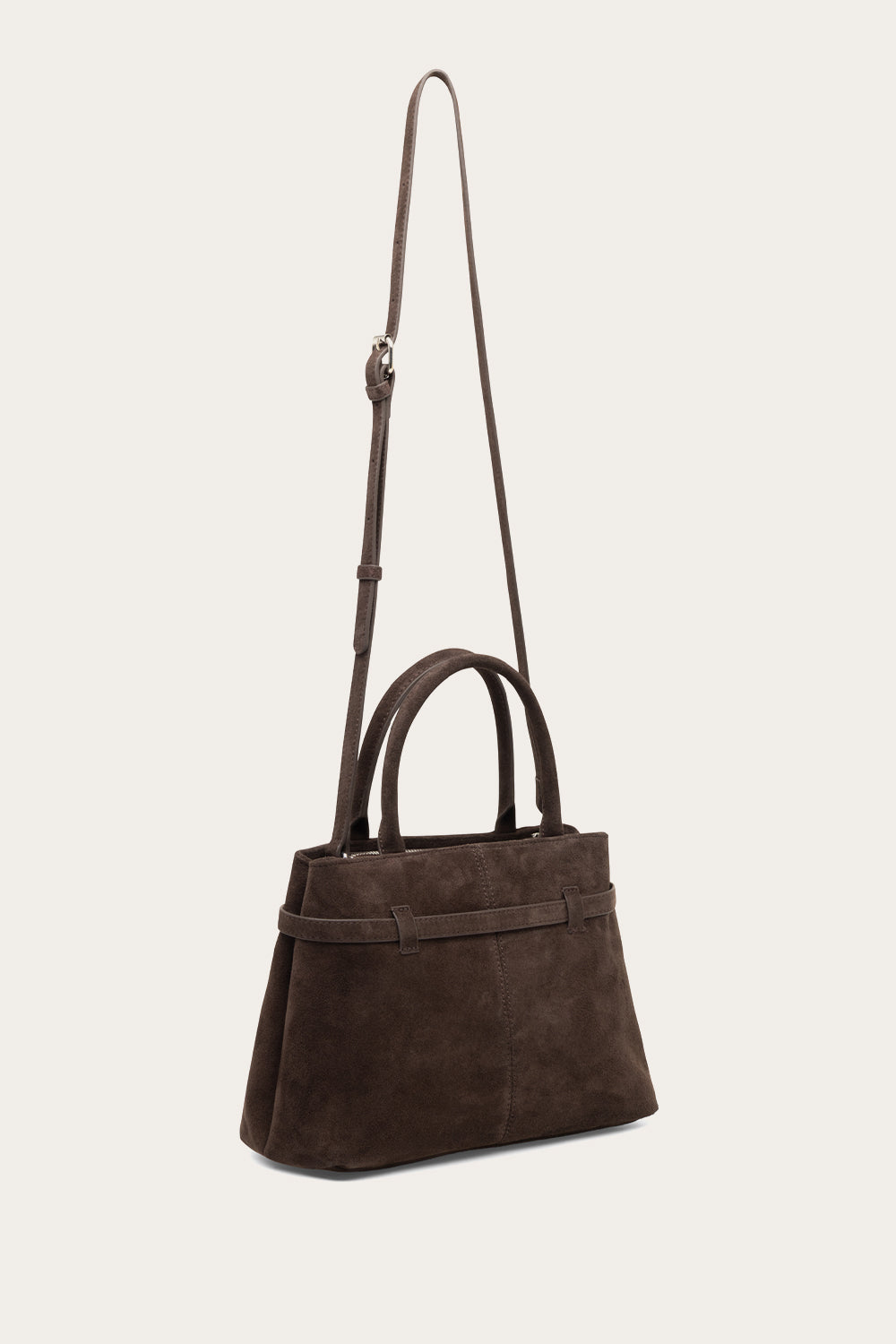 Macie Bag Real Suede Chocolate