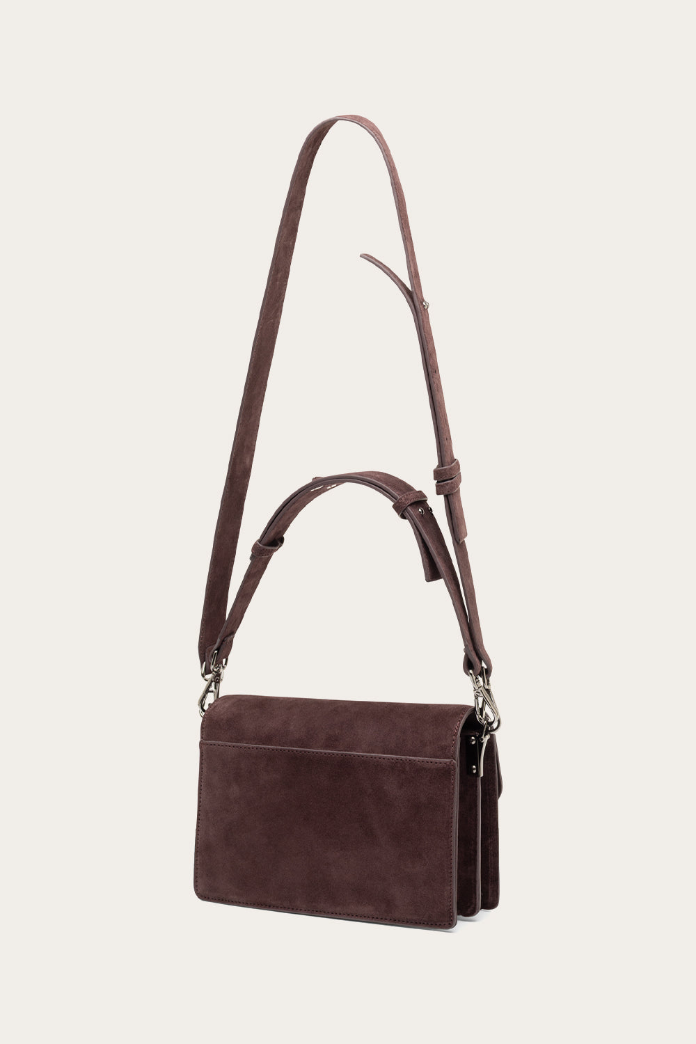 Adele Bag Real Suede Plum