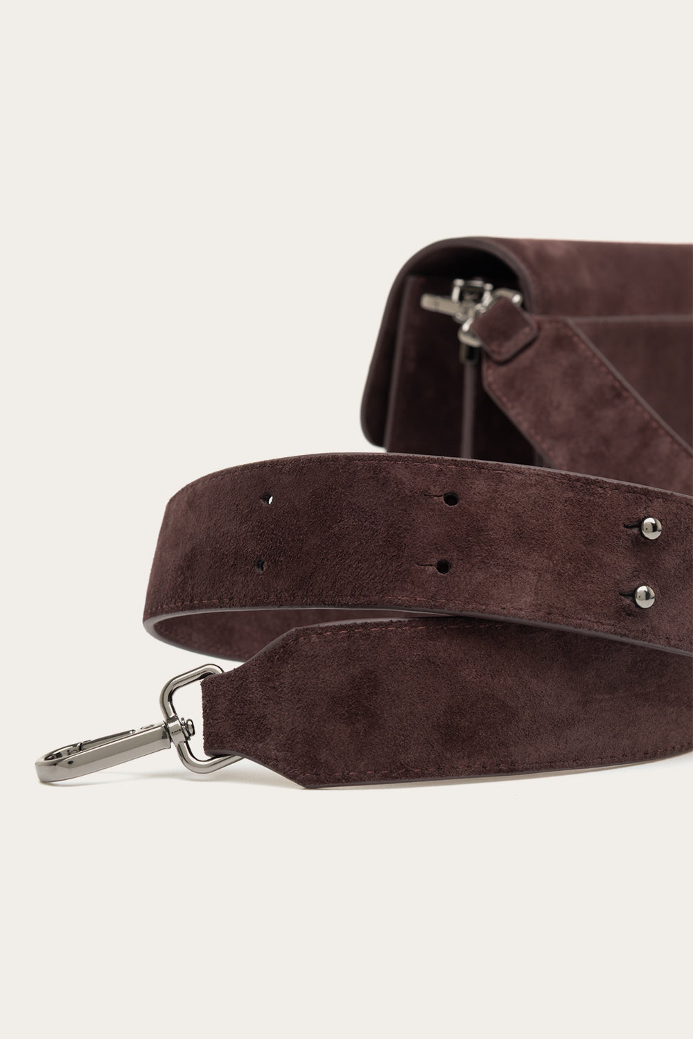 Adele Bag Real Suede Plum