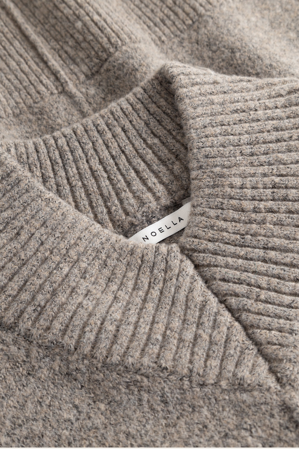 N-Maidie Knit Dark Sand Melange
