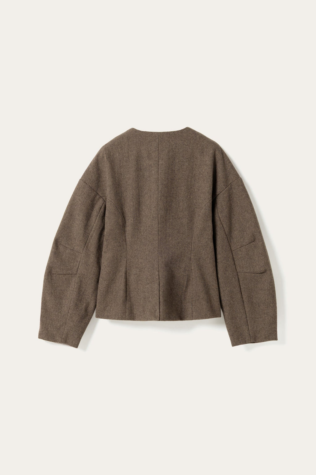 N-Mallie Blazer Brown Herringbone