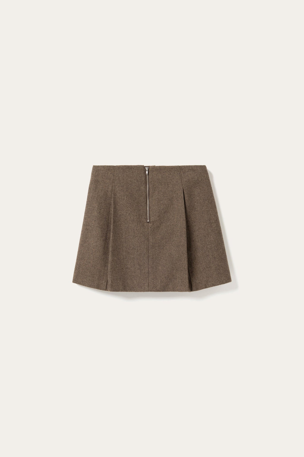 N-Maybelle Skirt Brown Herringbone