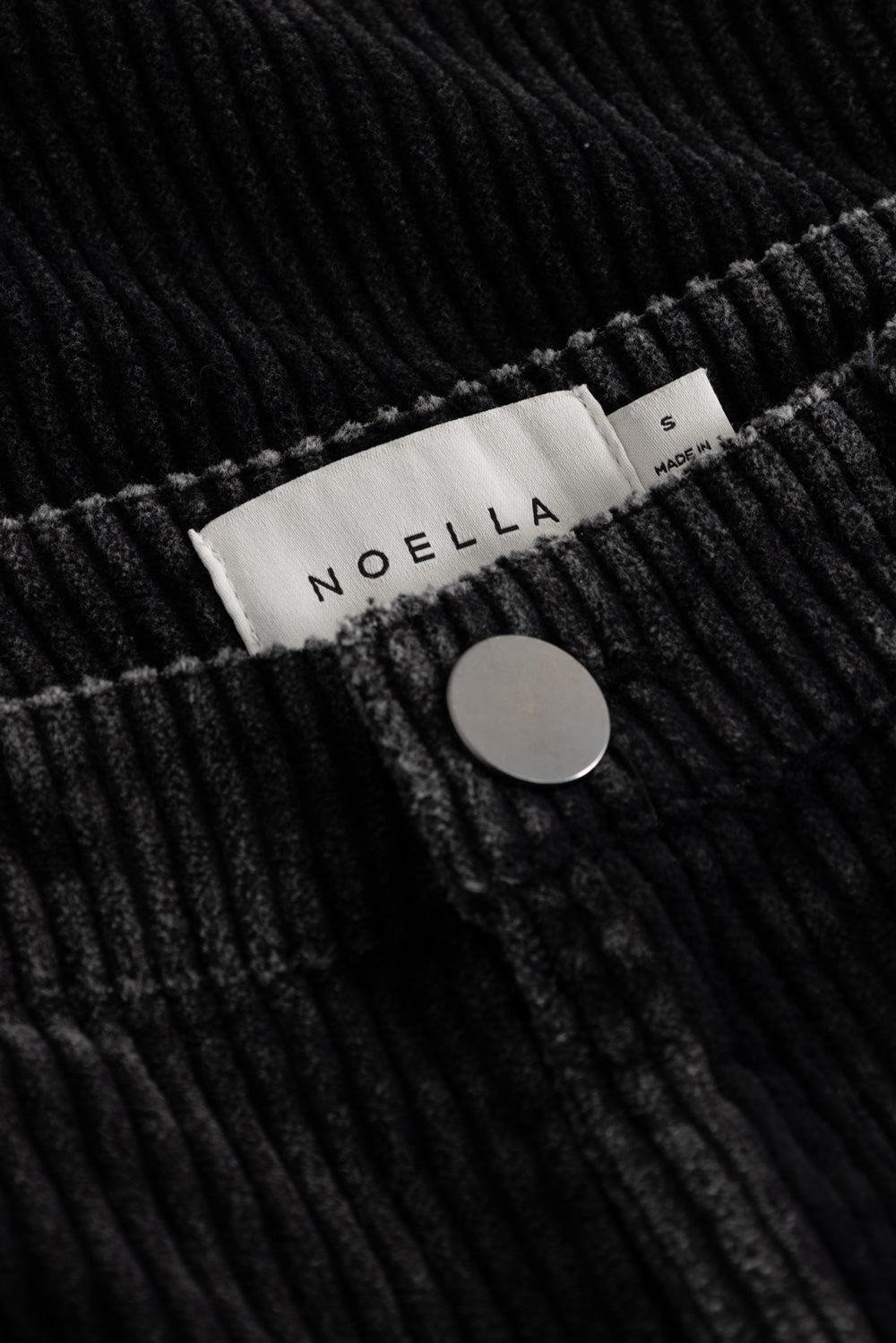 N-Melo MW Corduroy Pants Black Wash