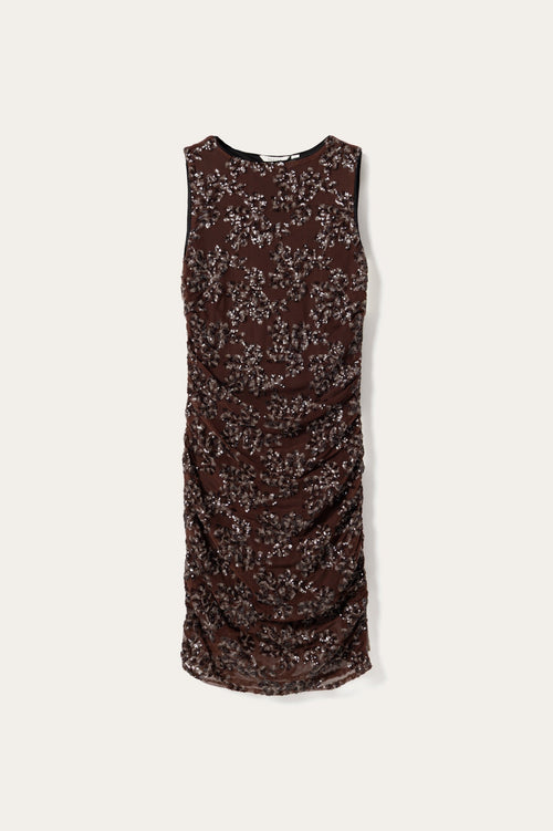 N-Lavinia SH Dress Medium Brown