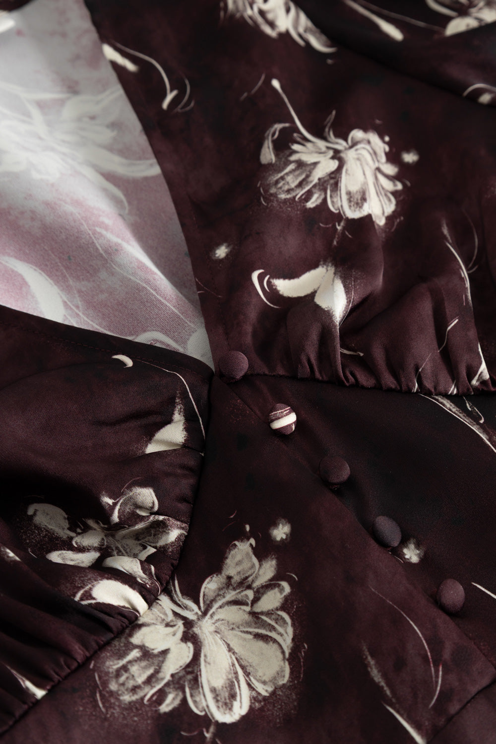N-Lilith Maxi Dress Dovie Burgundy Print