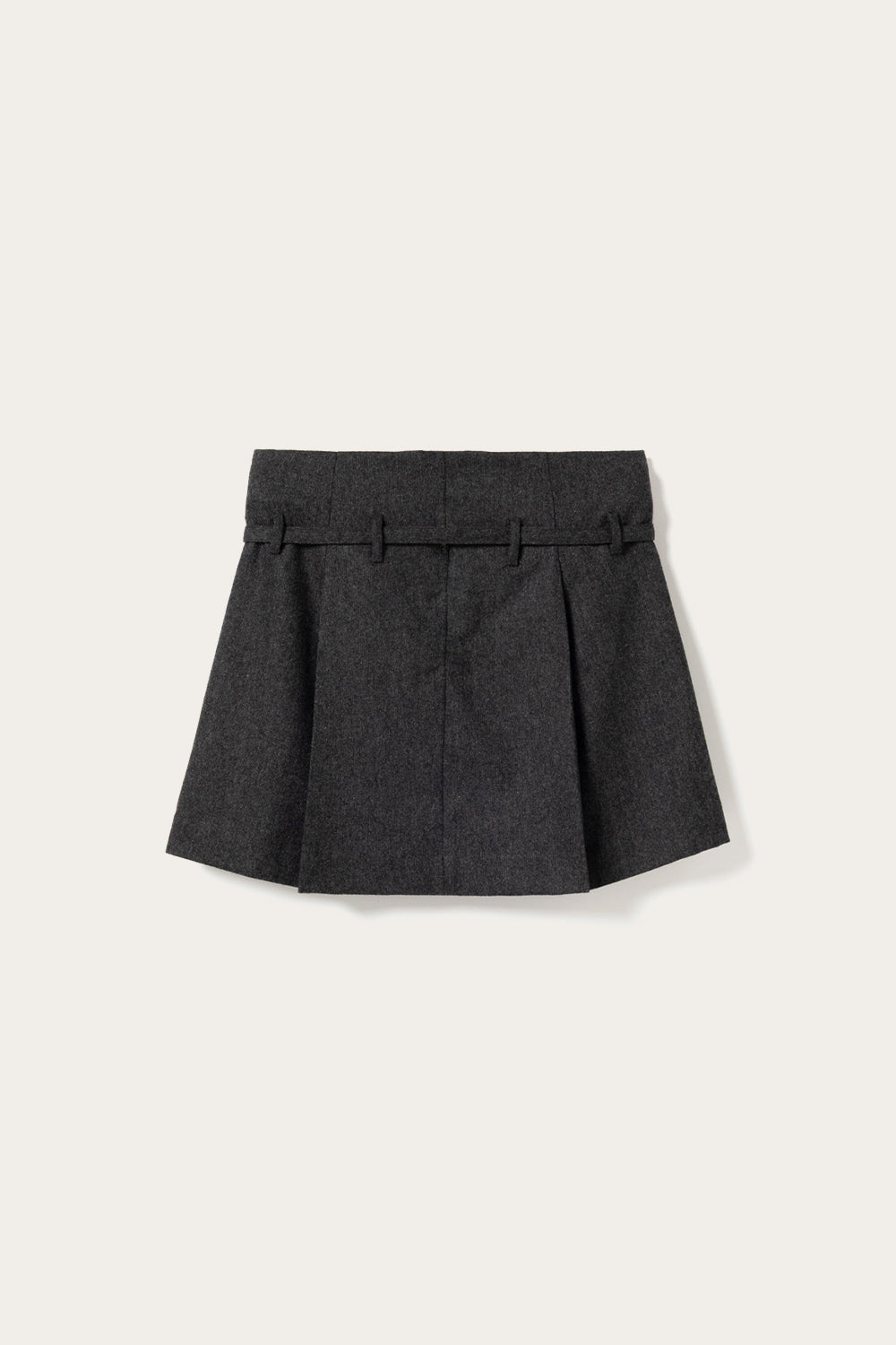 N-Madena Skirt Dark Grey Melange