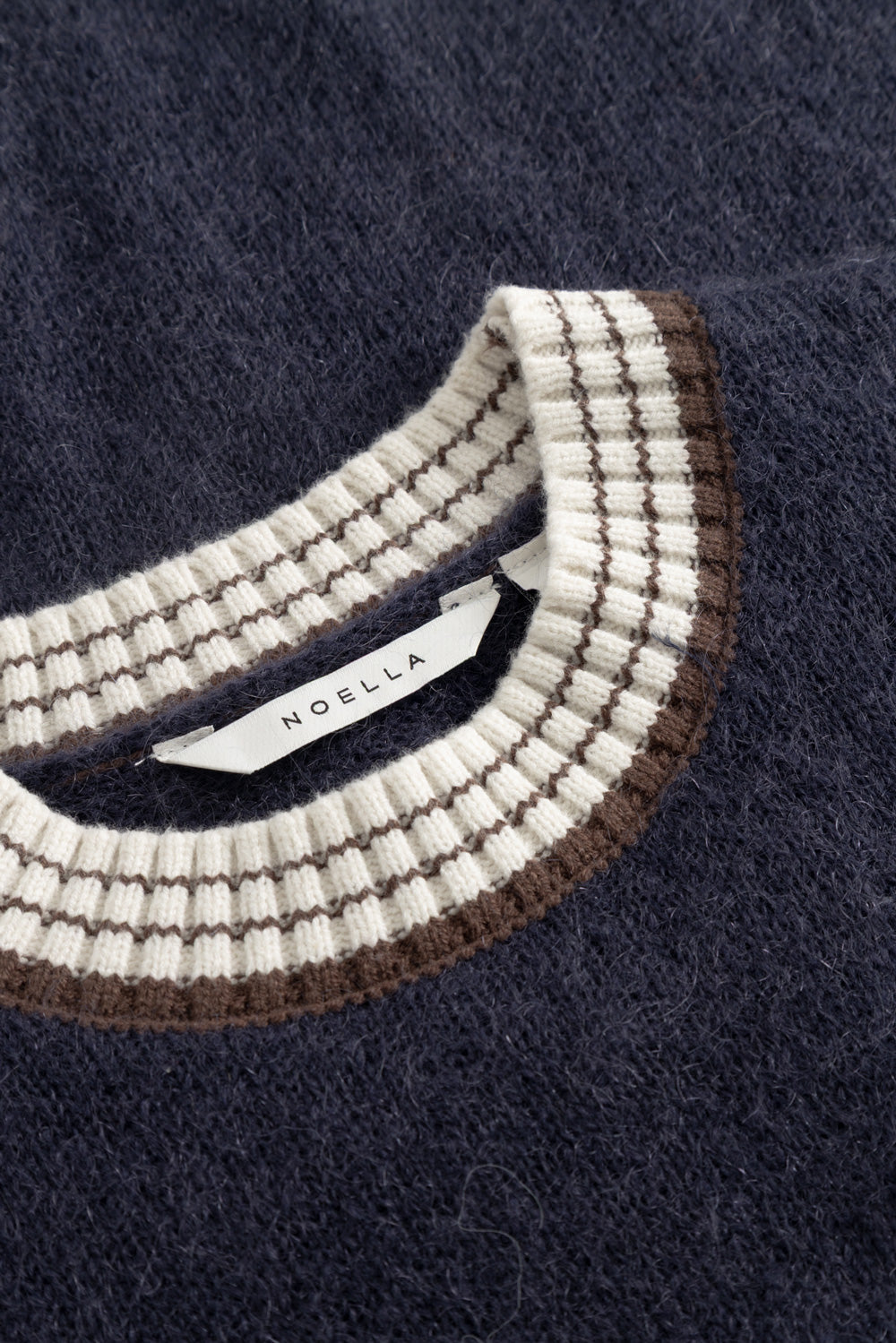 N-Marthy LS Knit Navy Brown