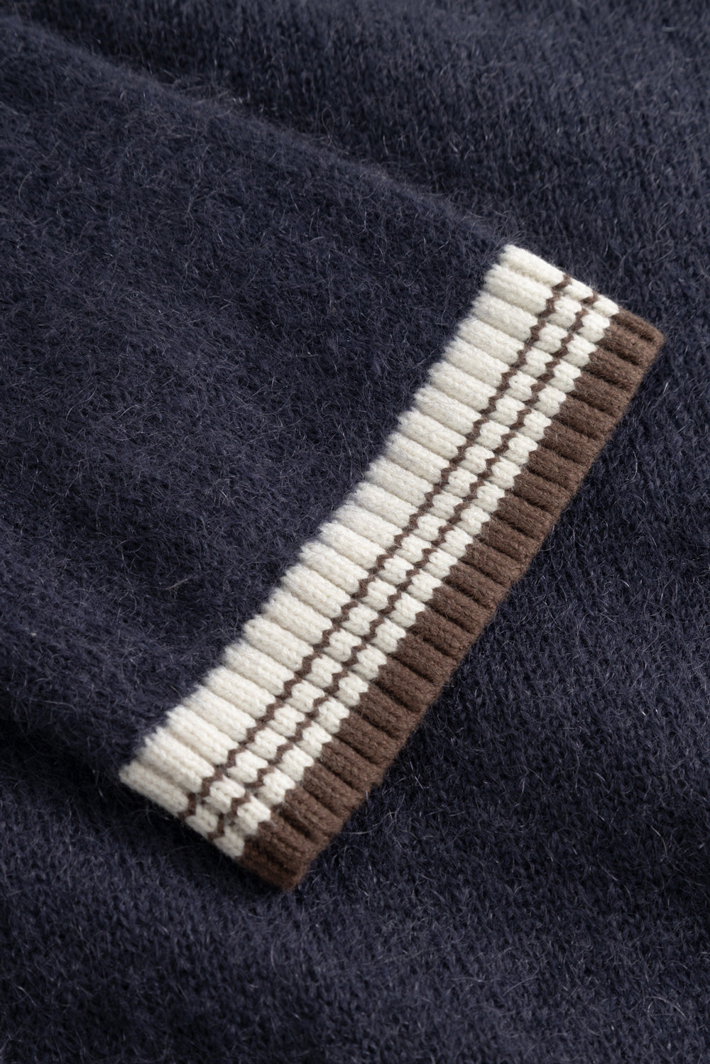 N-Marthy LS Knit Navy Brown