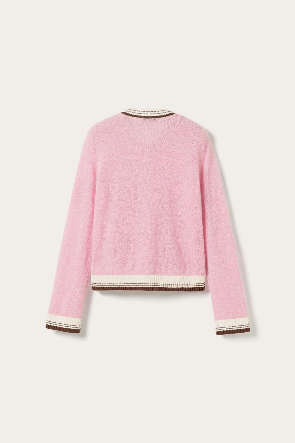 N-Nattie Knit Cardigan Blush Brown