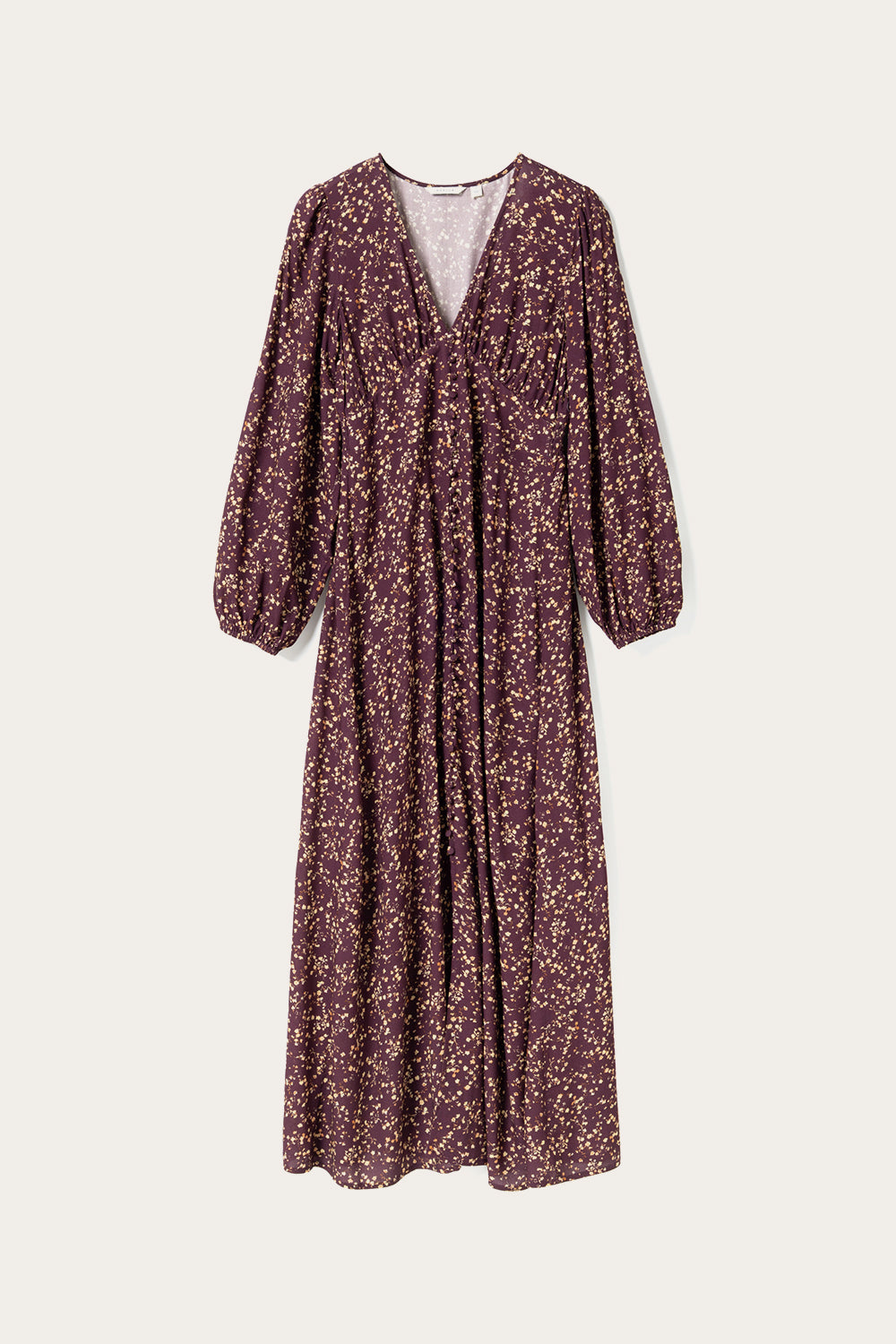N-Lilith Maxi Dress Donata Winetasting Print