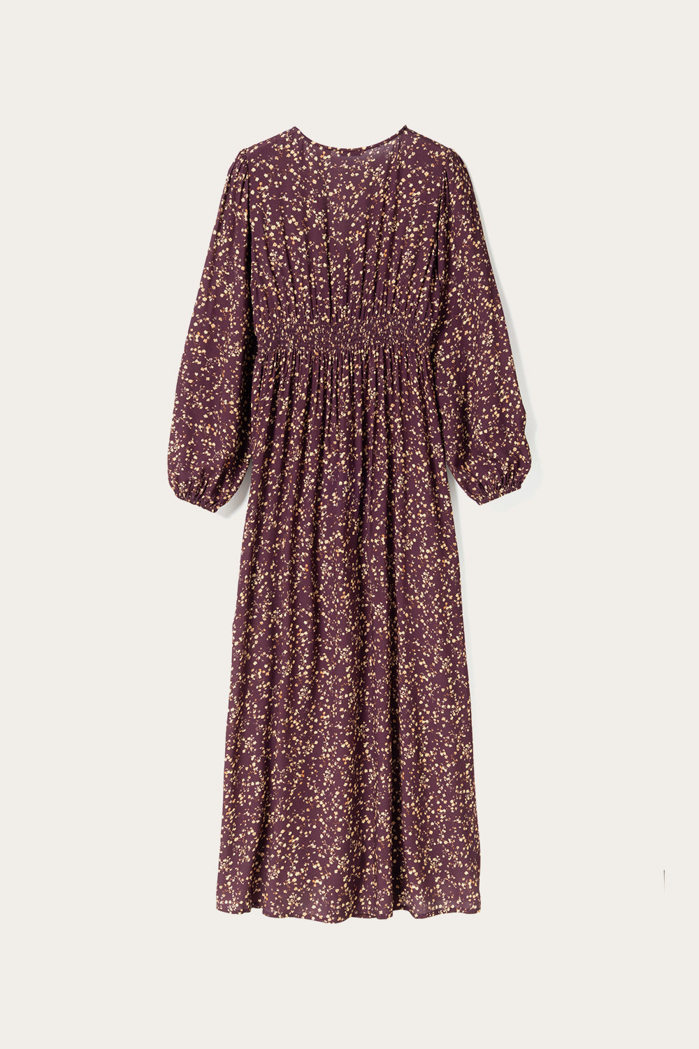 N-Lilith Maxi Dress Donata Winetasting Print